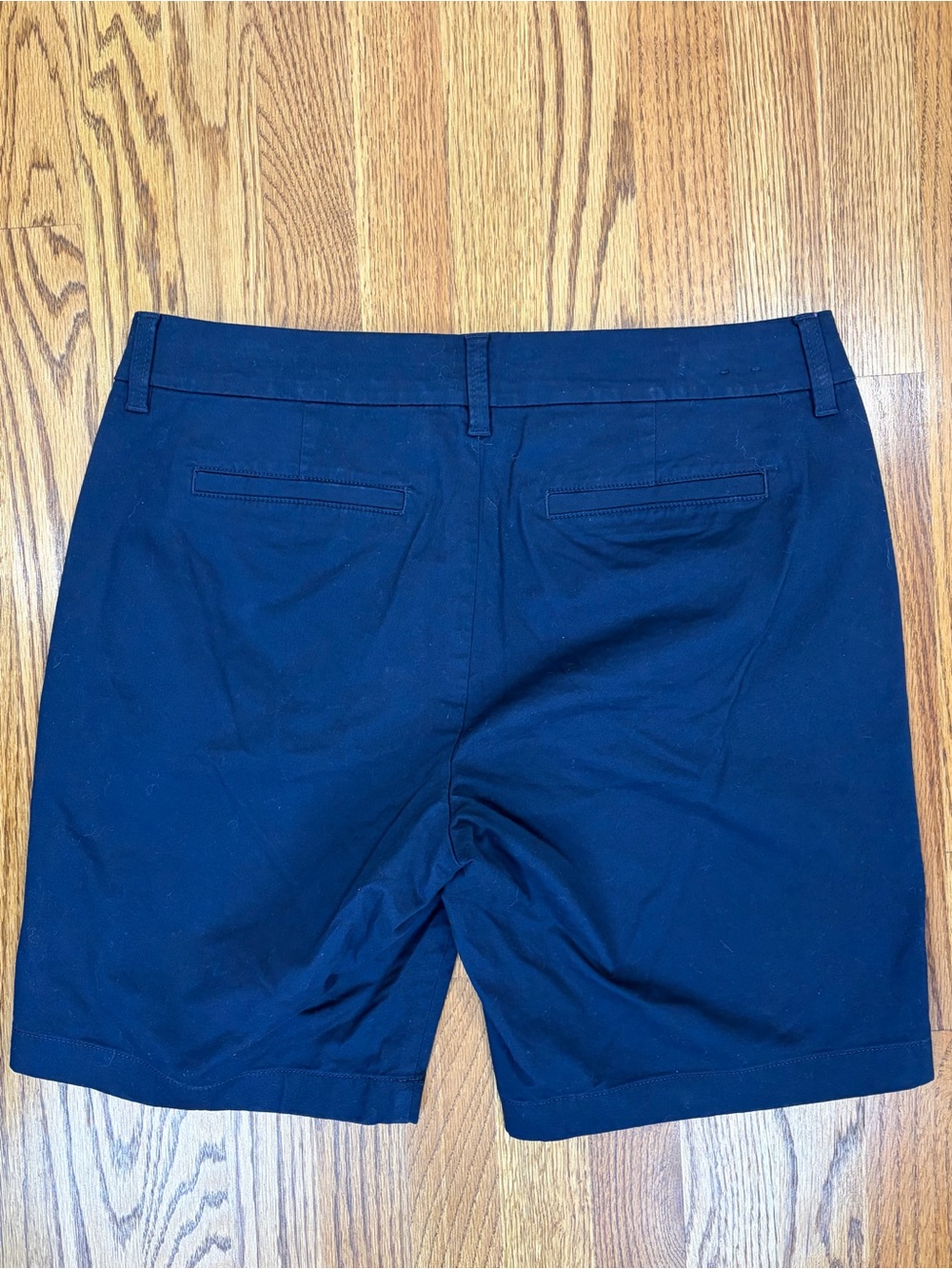 J. Crew 9" Navy Stretch Bermuda Shorts (10) - Picture 2 of 8